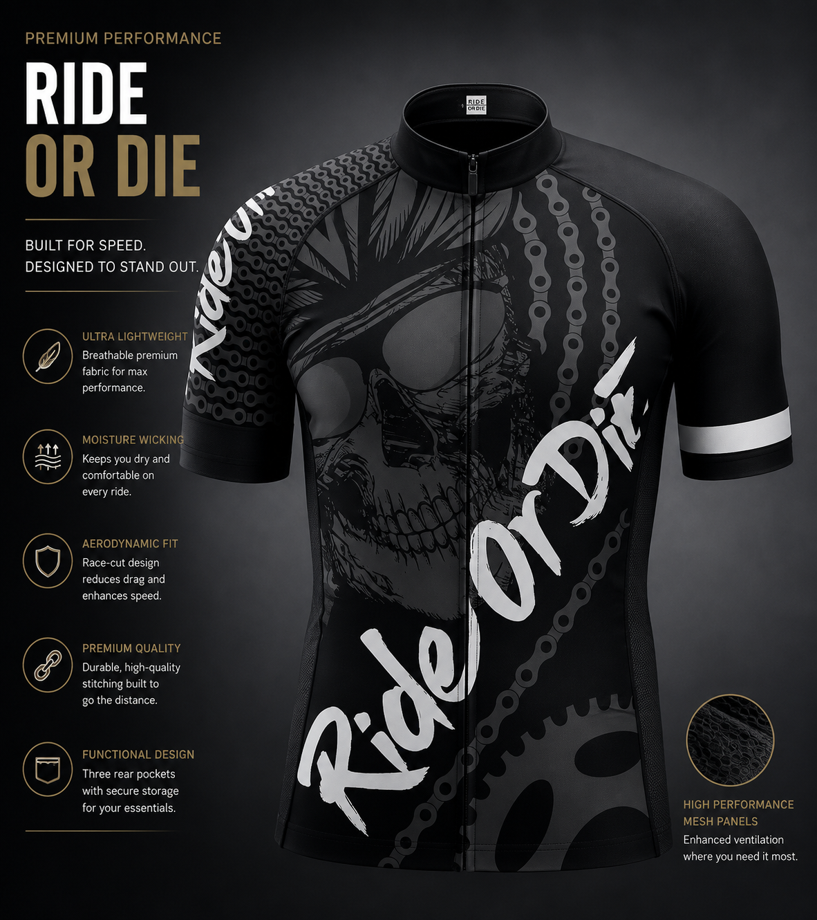 TrailBlaze Short Sleeve Cycling Jersey