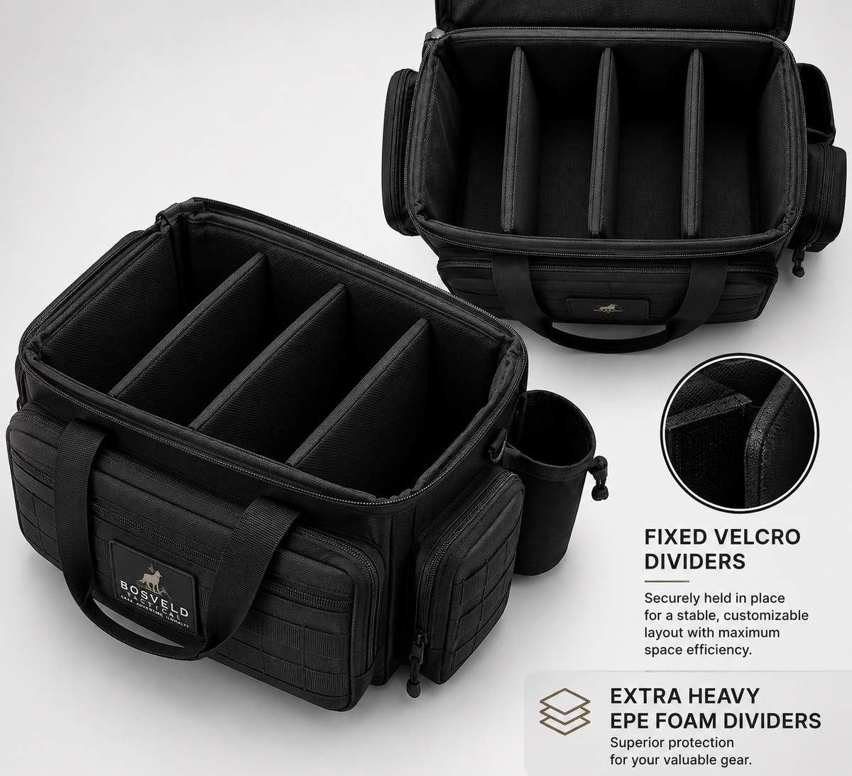 RangeCommander XS – Tactical 12-Pistol Range Bag
