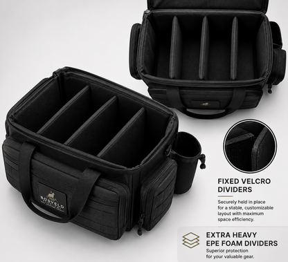 RangeCommander XS – Tactical 12-Pistol Range Bag