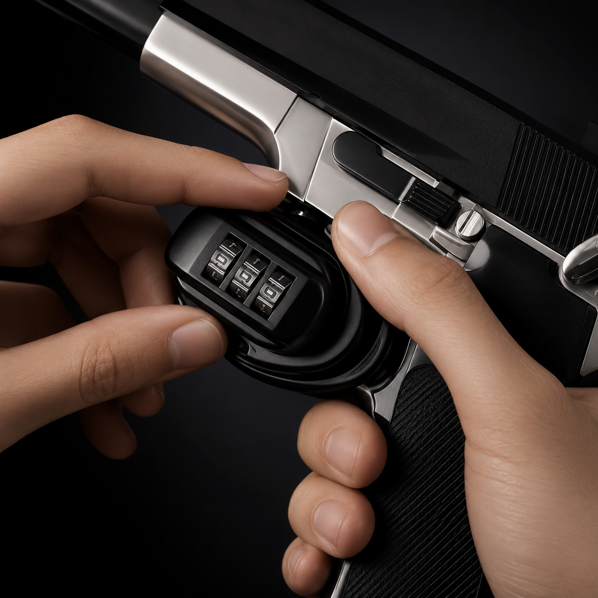Heavy-Duty Zinc Alloy Combination Trigger Lock