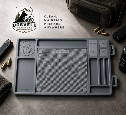 Gun Cleaning Mat Kit | Modular Separate Clean and Dirty or Single Mat Cleaning Tool
