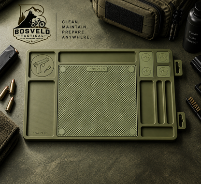Gun Cleaning Mat Kit | Modular Separate Clean and Dirty or Single Mat Cleaning Tool