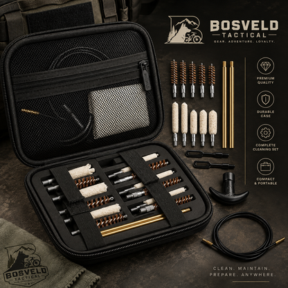 Tactical Cleaning Kit | 20pcs Gun Cleaning and Maintenance Set