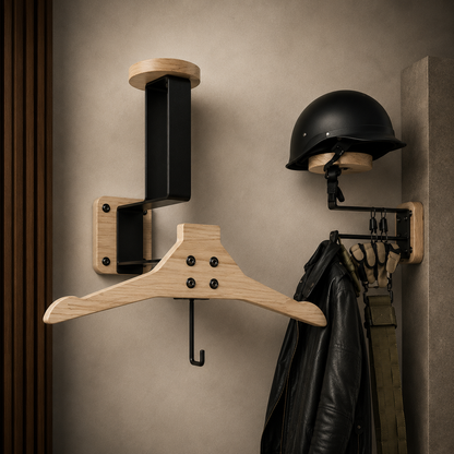 Tactical Helmet & Vest Wall Rack