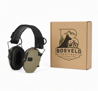 Bosveld Tactical Electronic Noise-Canceling Ear Muffs